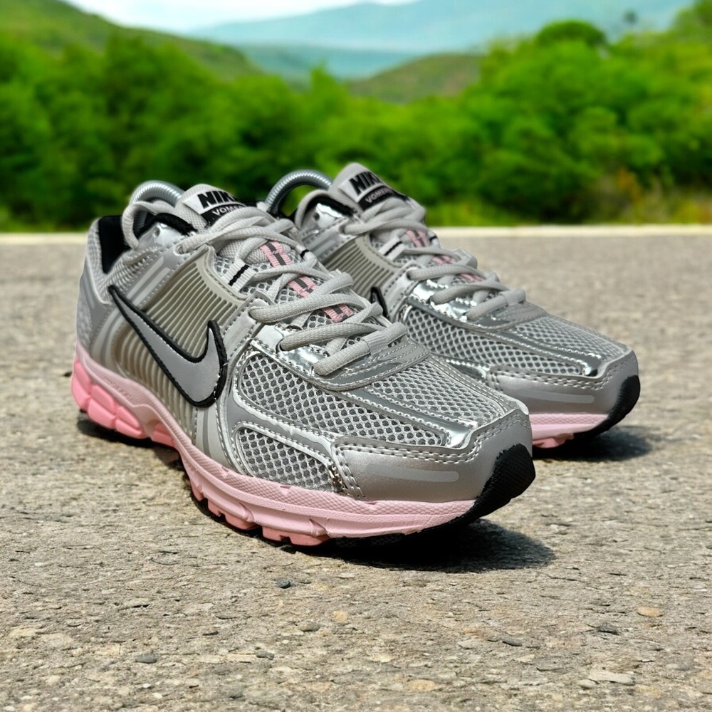 Nike Gray and Pink Athletic Shoes